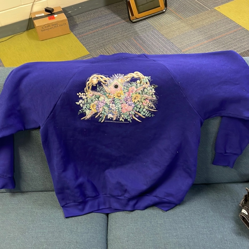 Purple Grandma Sweater